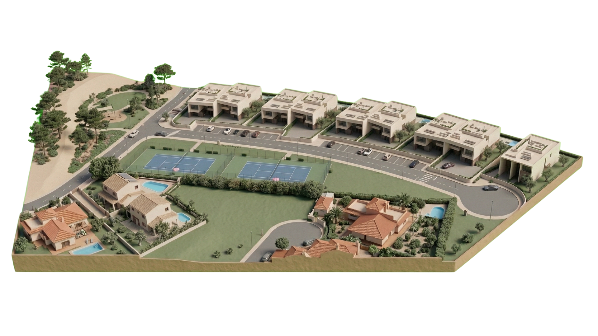 Lighthouses Lagos exterior isometric view