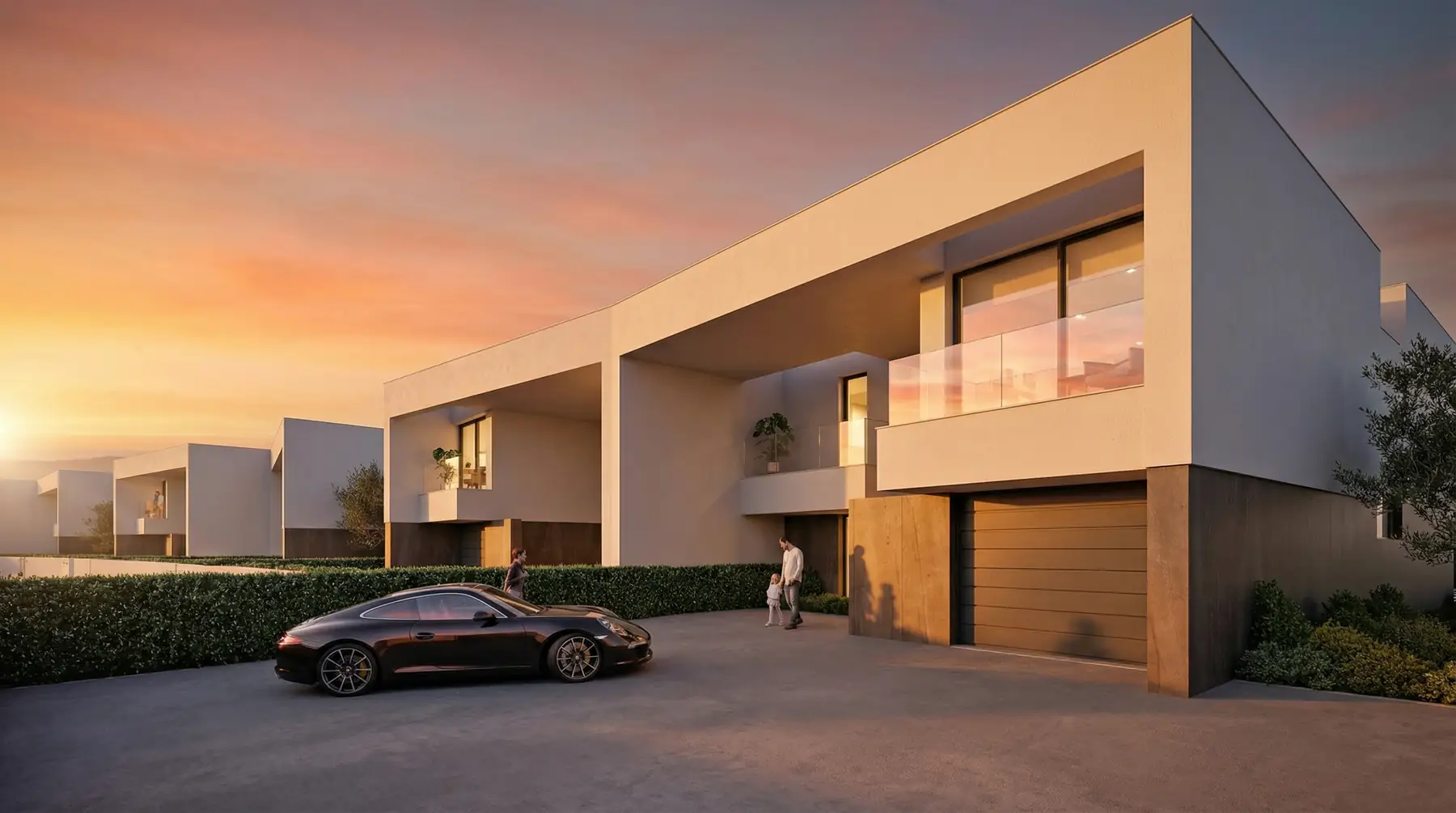 Geminated villa six exterior