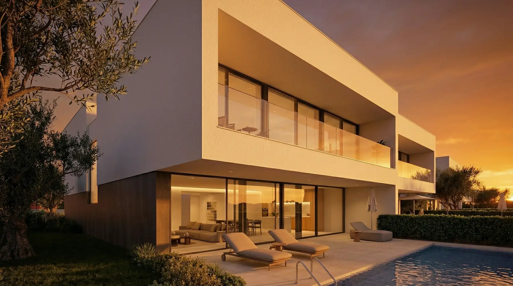 Geminated villa two exterior